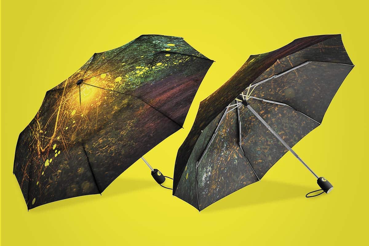 Kreative bedruckbare Regenschirme, Werbemittel für individuelle Promotion