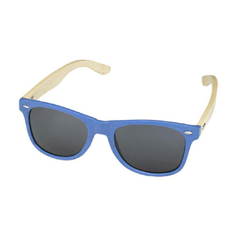 Nachhaltige Sonnenbrille im Retro-Design, ideal für Sommerfestivals und Outdoor-Aktivitäten, als Werbemittel