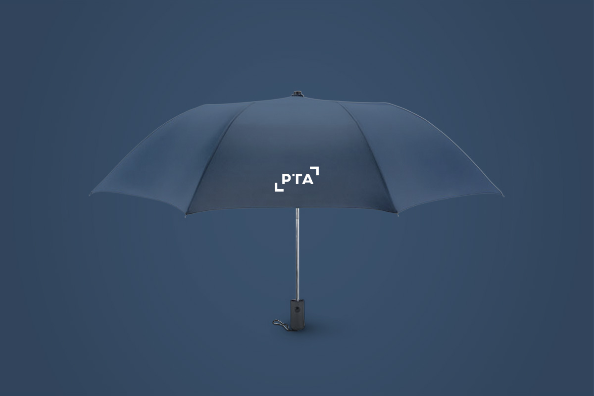 PTA Werbegeschenk Regenschirm