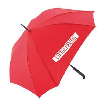 Regenschirm mit Fiberglas-Speichen und Metallschaft, 85 cm Länge (geschlossen), Handöffner, 8 Segmente, 58 cm Fiberglassspeichen, 12 mm Metallschaft, mit Windproof-Funktion.