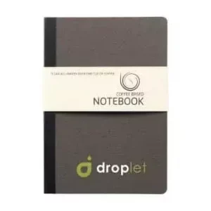 A5-Notizbuch aus Kaffeesatz und Kaffeegeruch