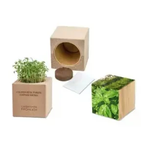 Nachhaltiges Samentütchen aus Graspapier