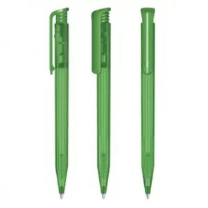 Senator Super Hit Frosted Druckkugelschreiber mit Magic Flow 1,0mm Mine (Minentyp: X20), Schreibfarbe Blau als hochwertiges Werbemittel