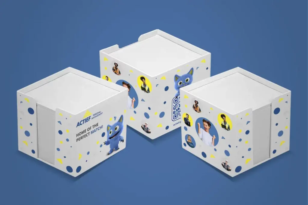 Hauptfleisch - Actief Werbeartikel Sonderanfertigung Papierzettelhalter