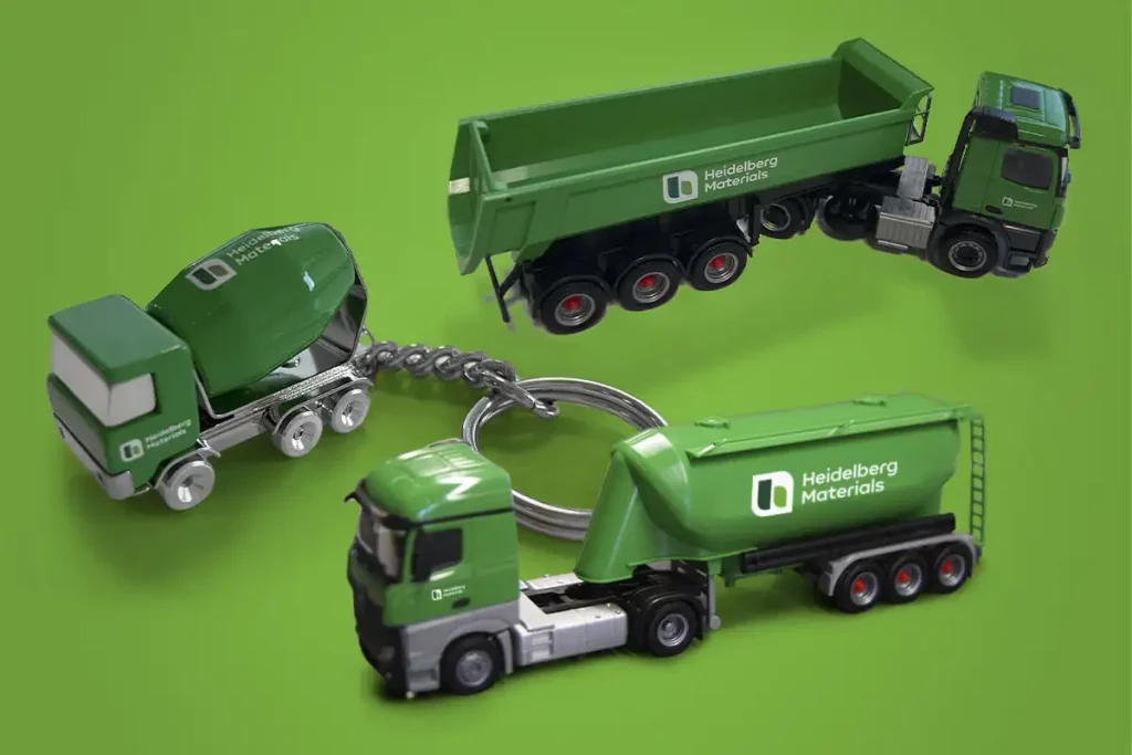 Hauptfleisch Sonderanfertigung Schlüsselanhänger Heidelberg Materials