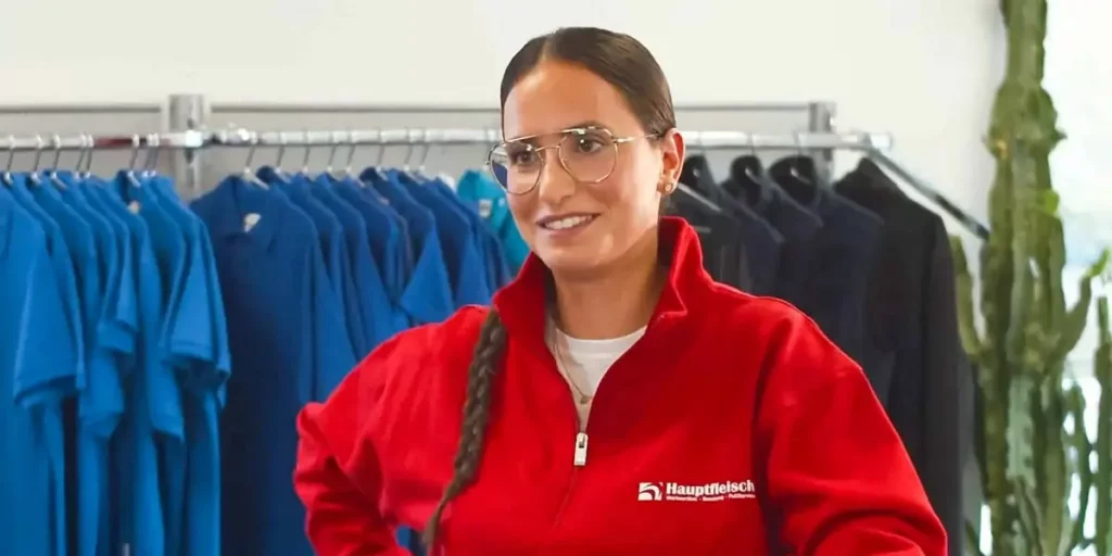 Tragbare Werbung mit textilen Werbemitteln
