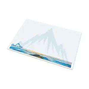 Klassische Schreibunterlage A2, 4c-Druck. Beliebt im Büro: viel Platz zum Notieren und perfekt für Werbung