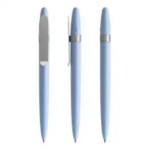 Kugelschreiber DS5 mit Metall-Clip. Klassische Form mit frischem und überraschendem Design für Werbeartikel.