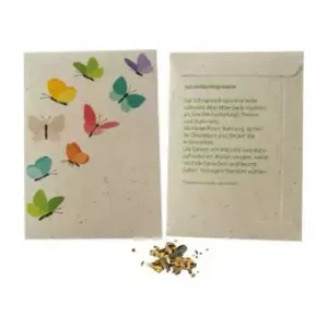 Nachhaltiges Samentütchen aus Graspapier