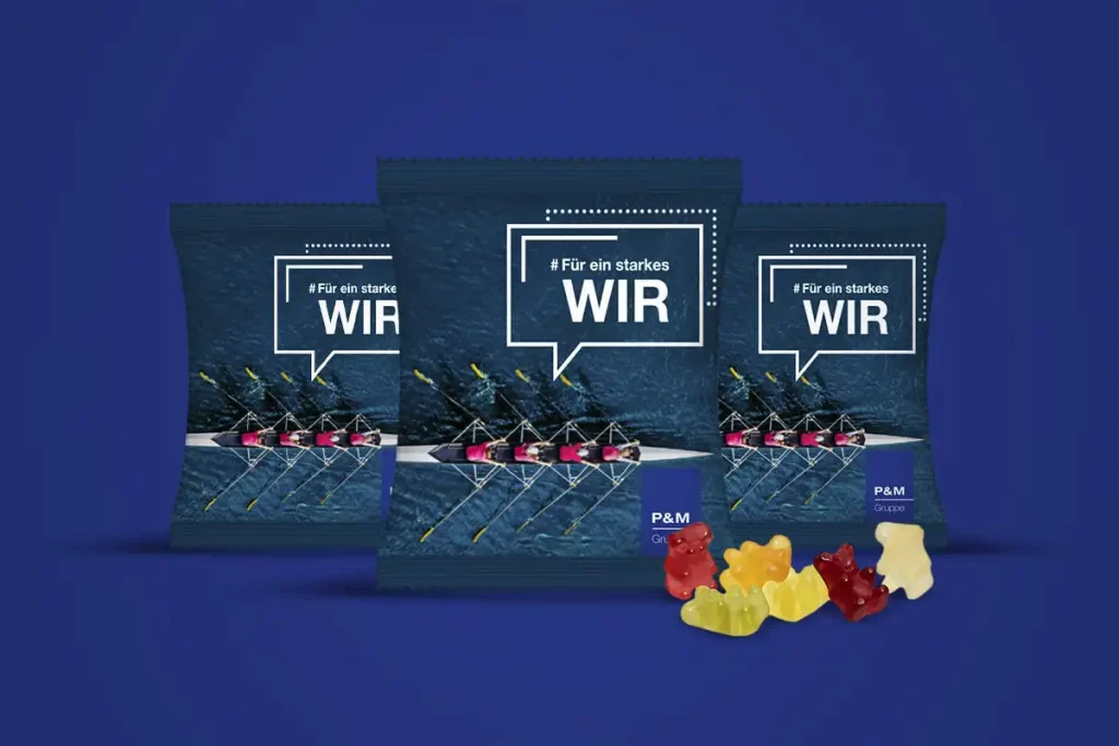 Pfeiffer und May Werbegeschenk Gummibärchen