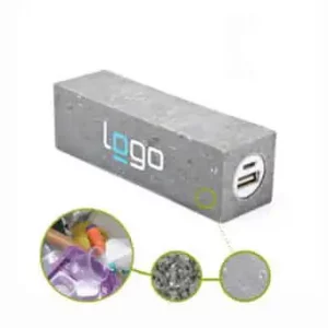 Powerbank in Kunststoffmüll-Hülle Made in Germany