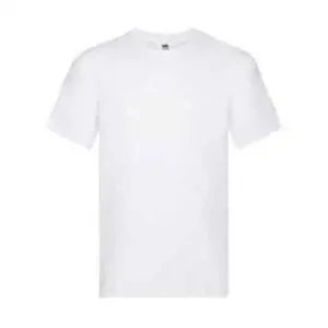 Weißes T-Shirt Fruit Of The Loom 100% Baumwolle