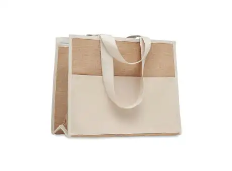 Jute-Canvas Shopping Tasche - Werbeartikel