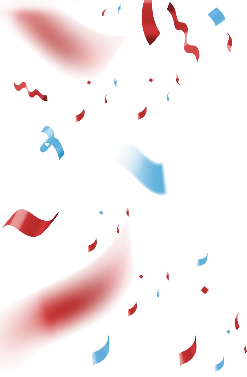 Hauptfleisch - Karlsruher Werbemitteltag 2026 Slider Konfetti links