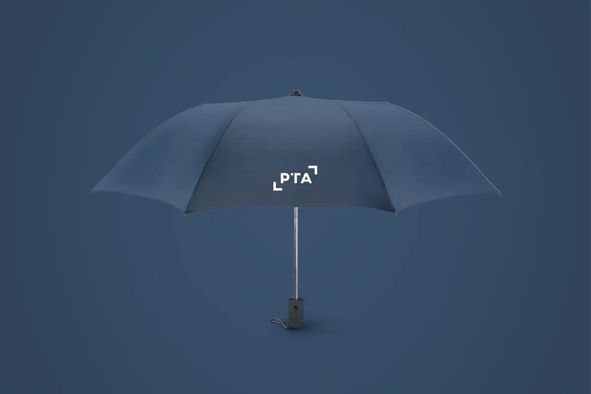 PTA Werbegeschenk Regenschirm
